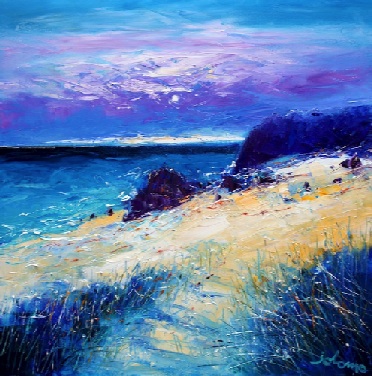 Eveninglight on the Singing Sands of Islay 24x24 Eveninglight on the Singing Sands of Islay 24x24